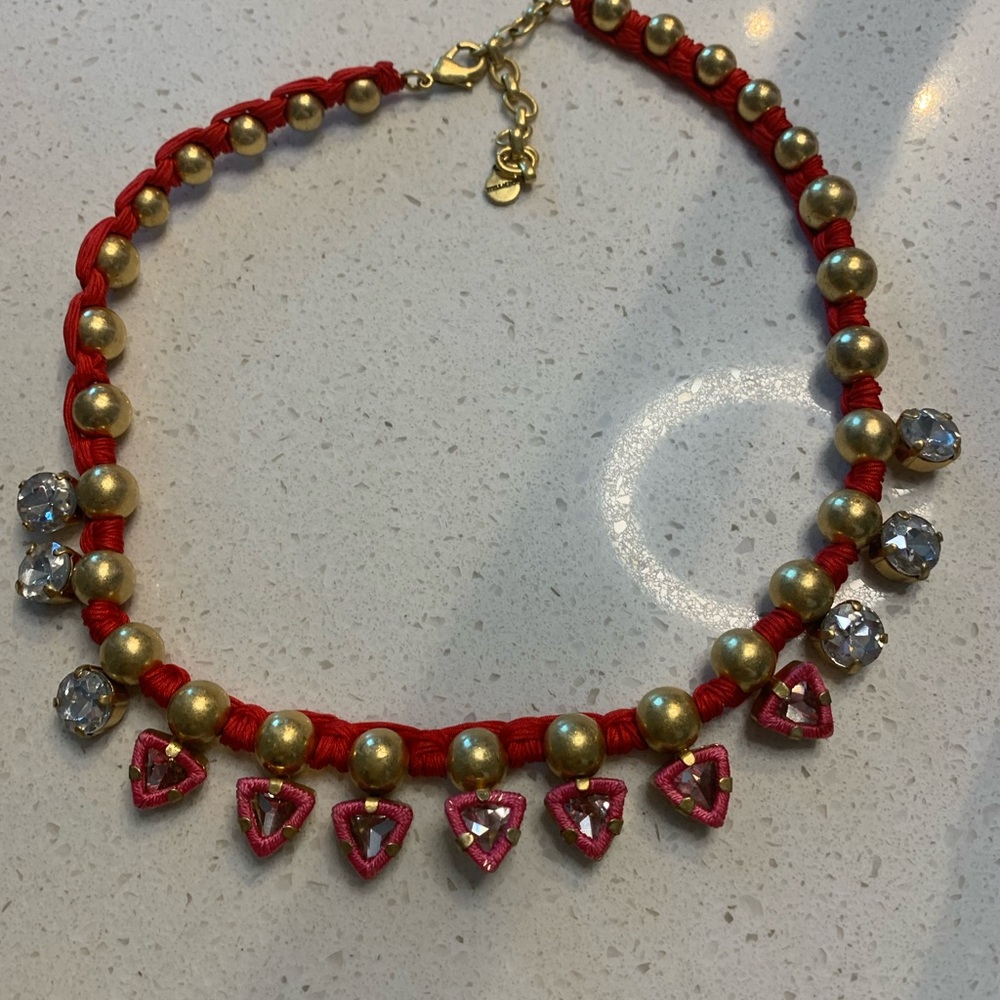 Red and Gold necklace